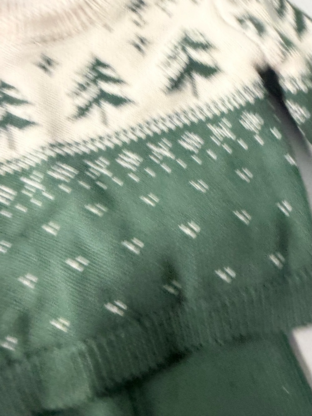 Little planet three month two piece knitted boys outfit NWT green